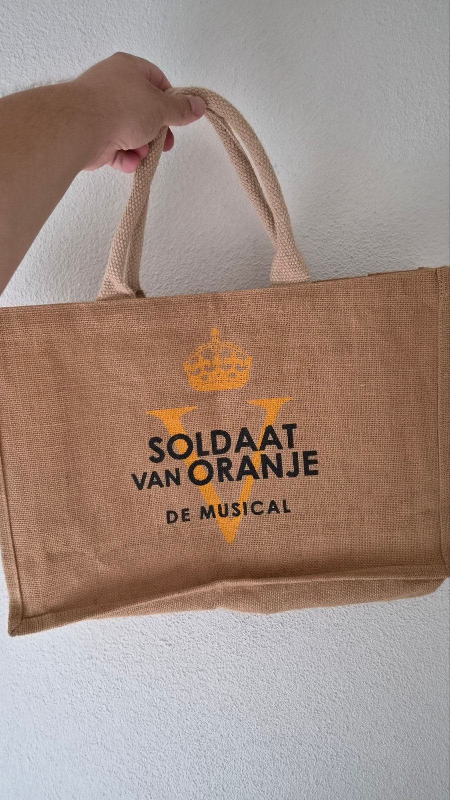 Soldaat van Oranje musical tas, Verzenden, Oranje, 30 cm of meer, Minder dan 35 cm