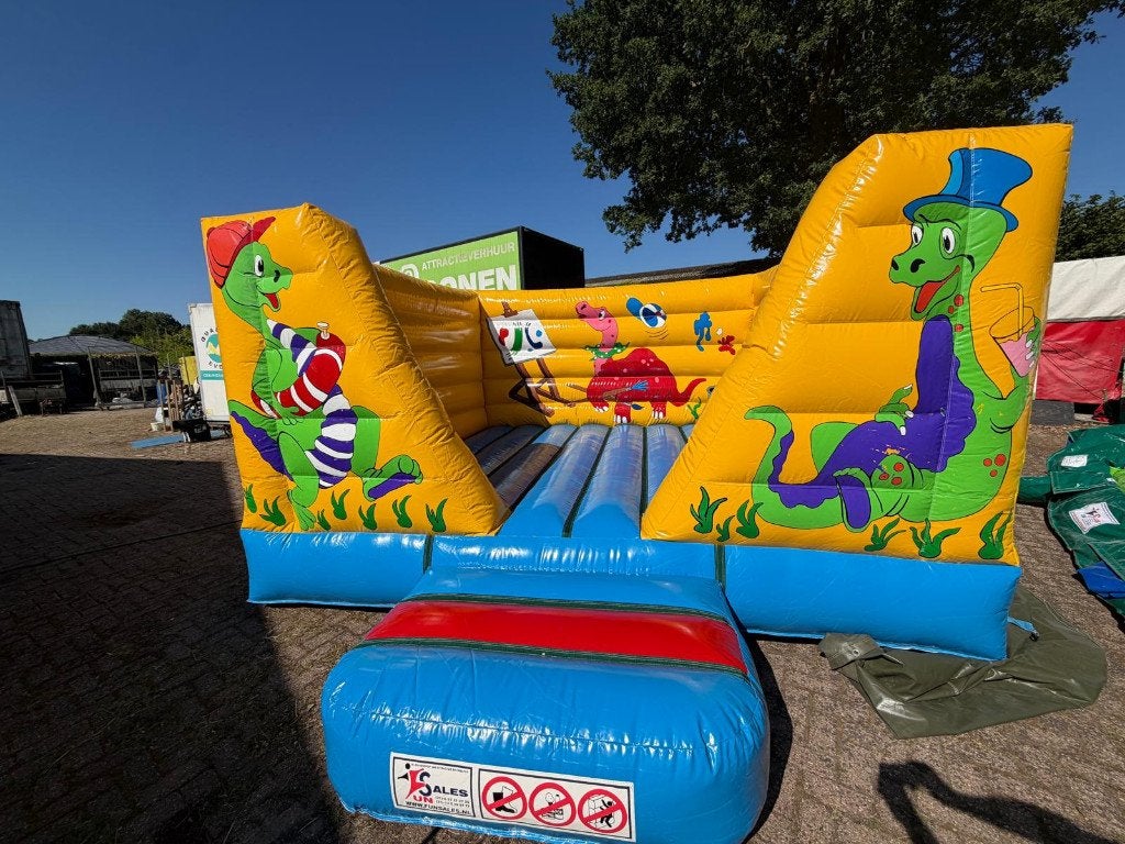 springkussen dinosaurussen te koop, Kinderen en Baby's, Speelgoed | Buiten | Springkussens, Nieuw, Ophalen