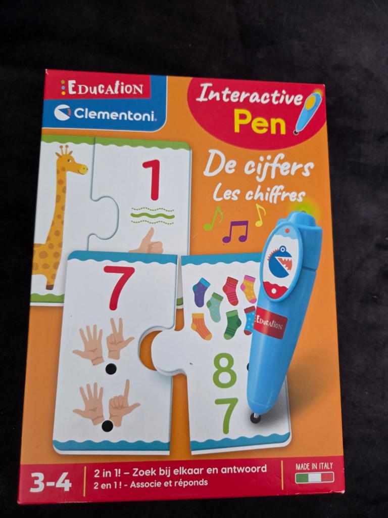 Clementoni de Cijfers, Interactieve Pen, Ophalen of Verzenden, Zo goed als nieuw, Rekenen
