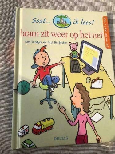 Bram zit weer op het net avi m3 Kim Vandyck + Paul de Becke, Ophalen of Verzenden, Zo goed als nieuw, Kim Vandyck, Fictie algemeen