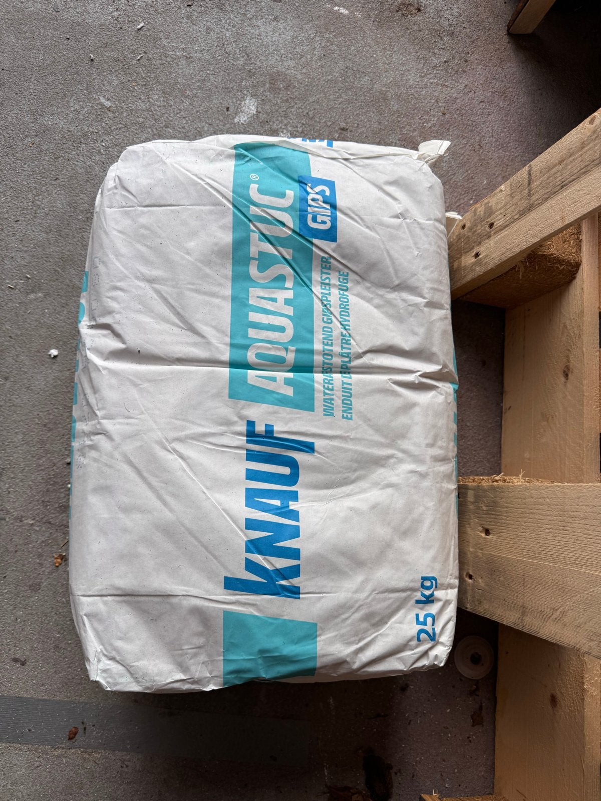 Knauf Aquastuc Gips 25 kg - Waterwerend, Ophalen, Nieuw