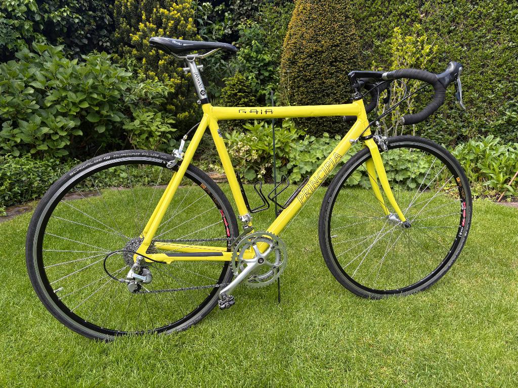 Retro racefiets, Fietsen en Brommers, Gebruikt, Velgrem, Versnellingen, 57 tot 61 cm