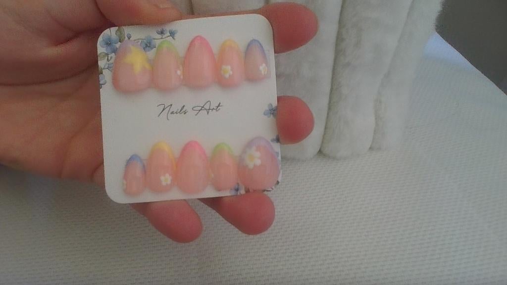 selfmade press on nails, Overige kleuren, Nieuw, Ophalen of Verzenden, Handen en Nagels