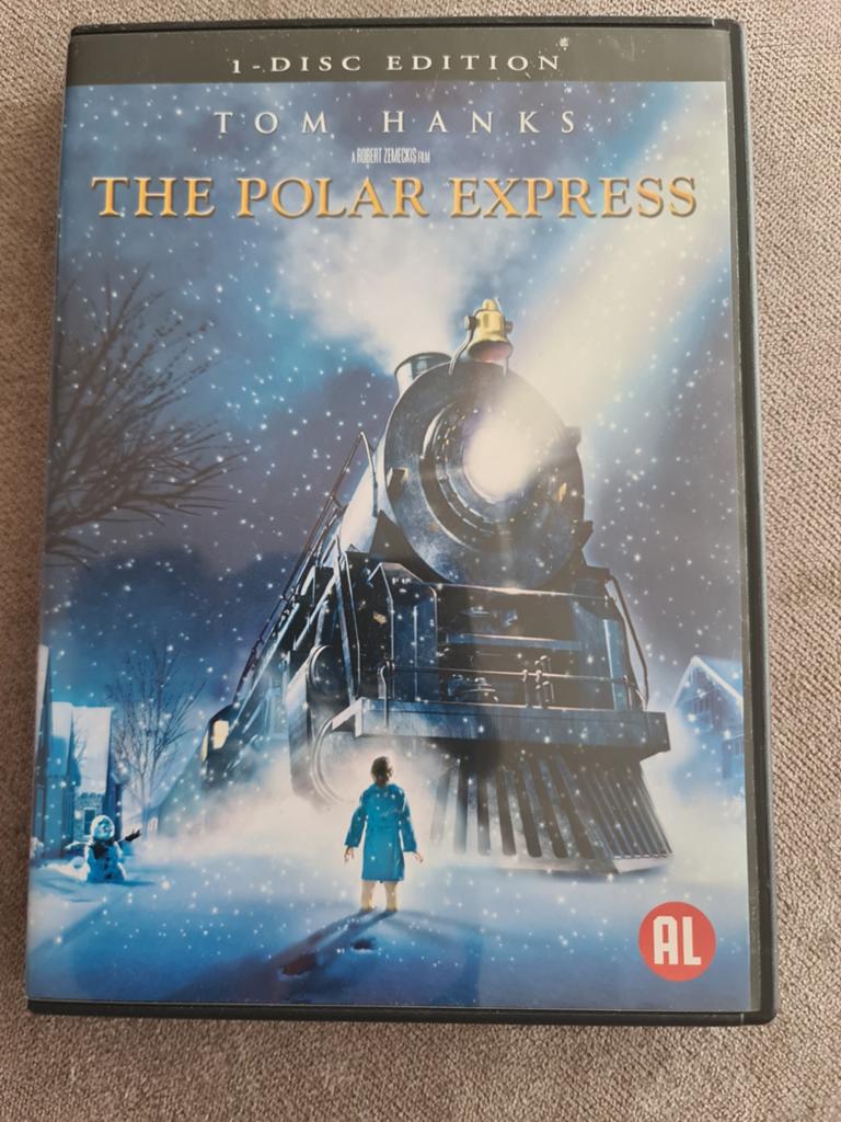 DVD The Polar Express - Kerstfilm met Tom Hanks, Cd's en Dvd's, Dvd's | Thrillers en Misdaad, Gebruikt, Overige genres, Alle leeftijden