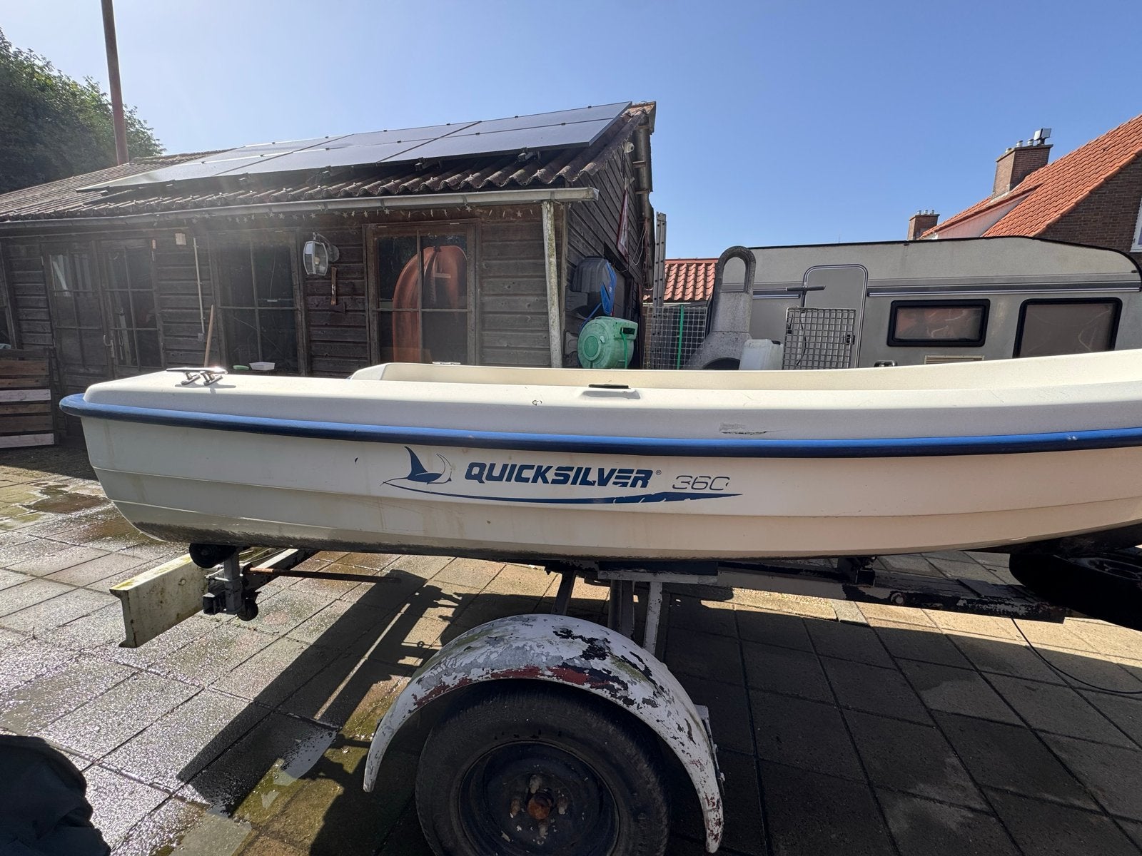 Quicksilver 360 Fish Roeiboot/Visboot, Ophalen of Verzenden, Gebruikt