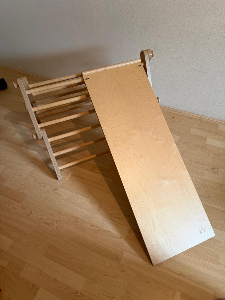 Ette Tete Klimrek met Glijbaan, Kinderen en Baby's, Speelgoed | Buiten | Speeltoestellen, Ophalen, Zo goed als nieuw, Klimwand