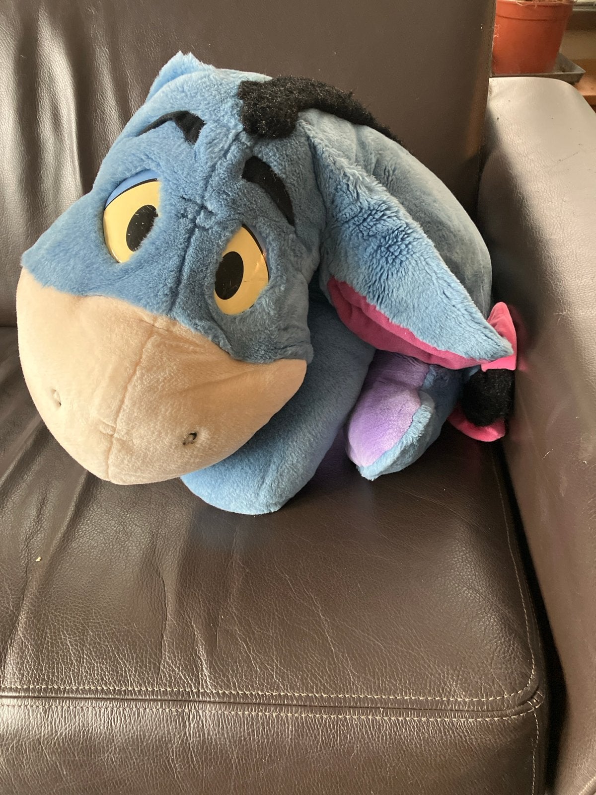 Grote ioor knuffel Disney Winnie de Poeh, Disney, Overige typen, Blauw, Ophalen of Verzenden