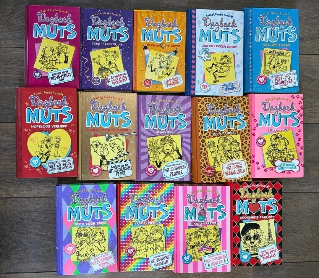 Dagboek van een Muts boeken - set  van 14 boeken, Boeken, Ophalen, Zo goed als nieuw, Fictie