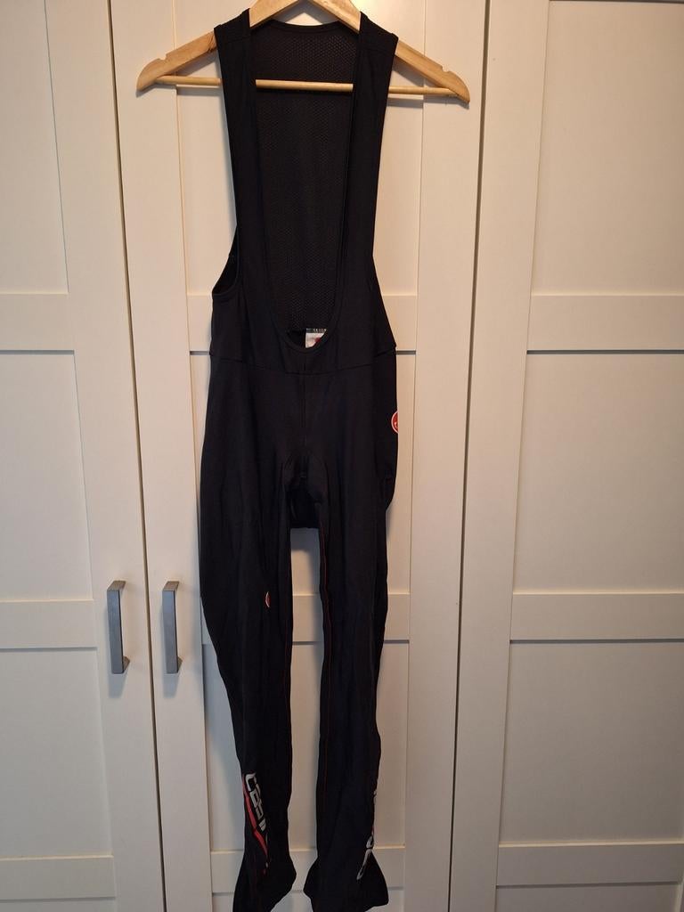 Castelli fietsbroek met bretels - Zwart (Orgineel), Fietsen en Brommers, Fietsaccessoires | Fietskleding, Gebruikt, Castelli, Heren