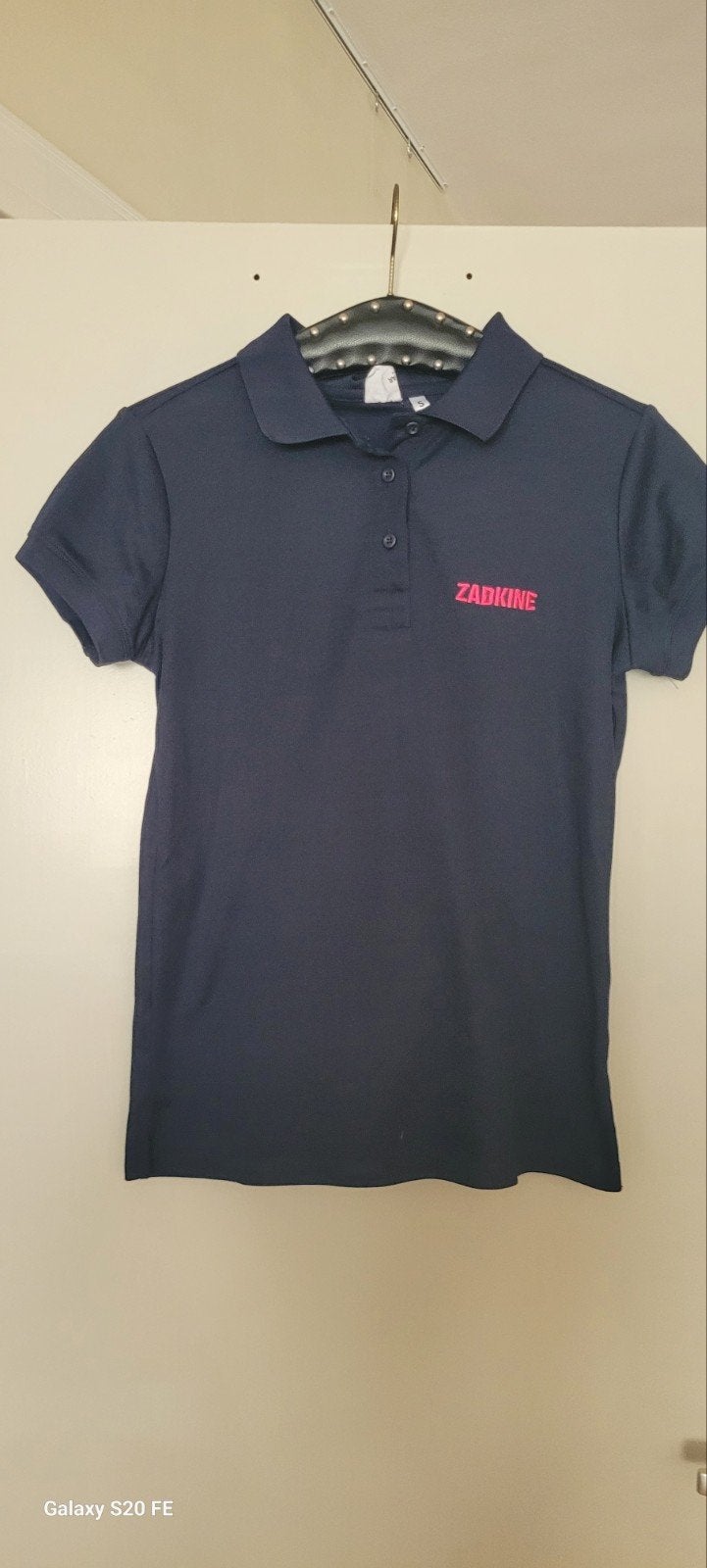 Uniform/Polo Zadkine Facilitaire Dienstverlening, Blauw, Ophalen of Verzenden, Zo goed als nieuw, Korte mouw