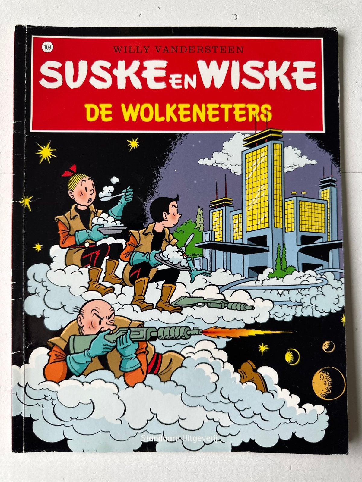 Suske en Wiske - De Wolkeneters (nr. 109), Eén stripboek, Ophalen of Verzenden, Gelezen
