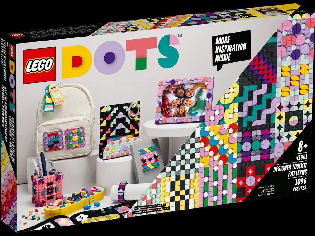 50% Korting op Lego DOTS 41961 Ontwerperstoolkit, Patronen, Overige thema's, Lego, Nieuw, Ophalen of Verzenden