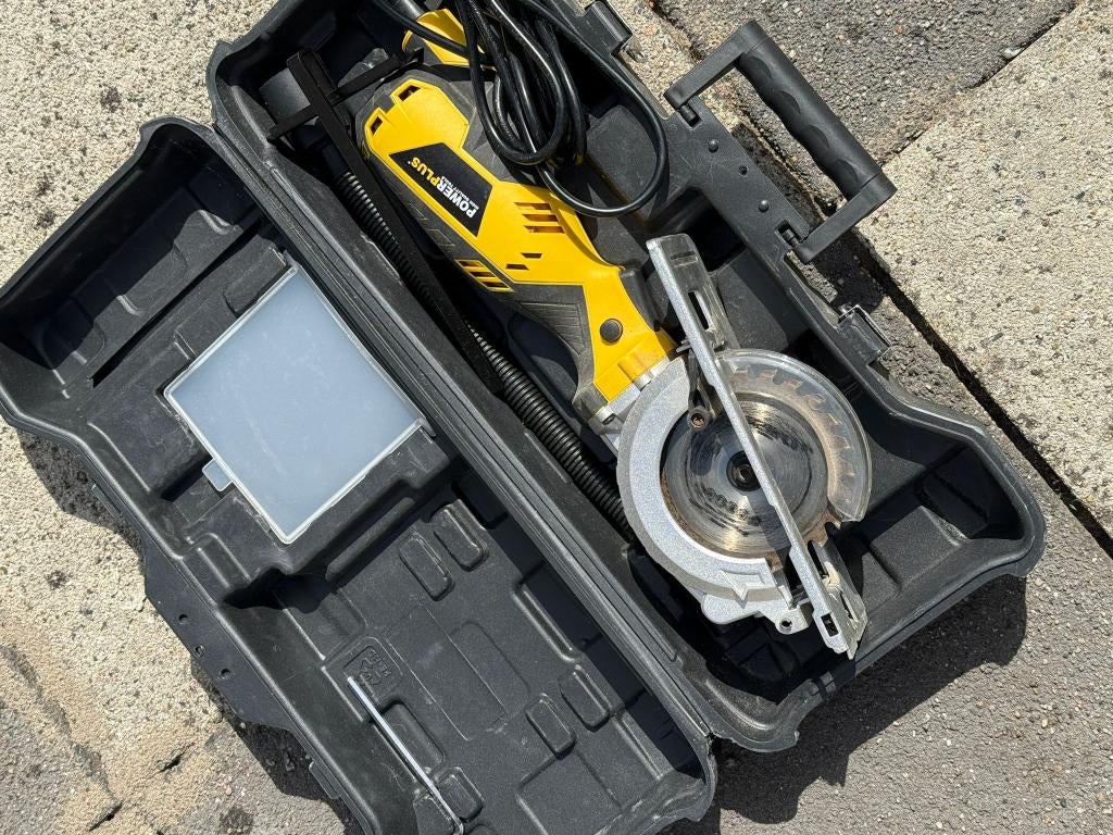 (mini) cirkelzaag Powerplus 42/28mm zaagdiepte, Overige merken, Cirkelzaag, 600 tot 1200 watt, Ophalen of Verzenden