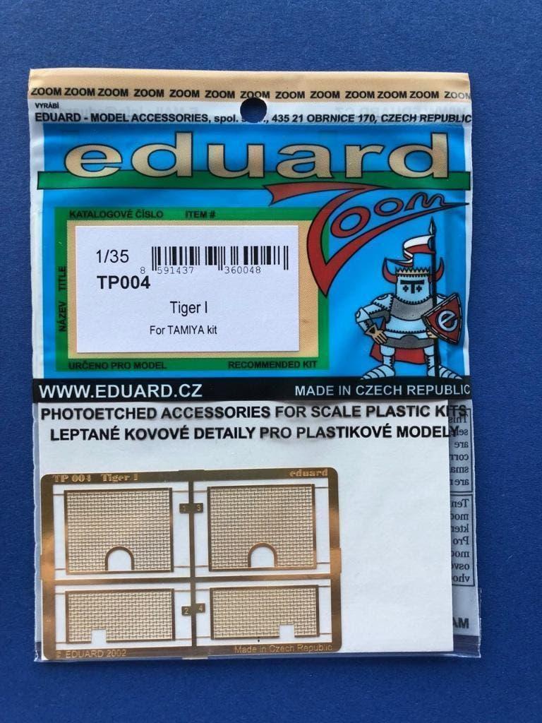 Eduard TP004 Tiger I grille - Tamiya, Verzenden, Nieuw, 1:32 tot 1:50