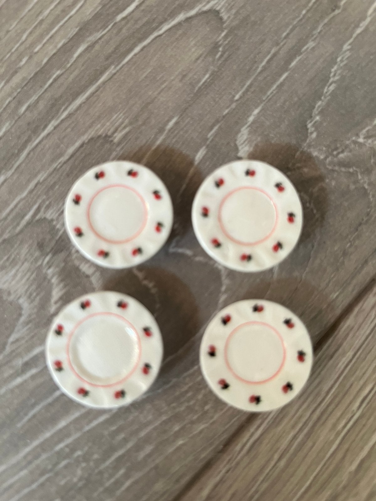 4 gebaksbordjes voor bij maileg inclusief verzendkosten, Verzamelen, Poppenhuizen en Toebehoren, Ophalen of Verzenden, Nieuw, Poppenhuis