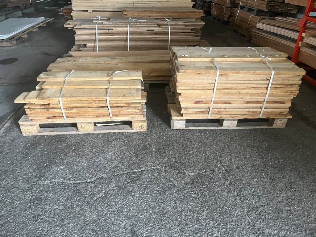 Eiken planken houten plank ( 449 ), Ophalen, Gebruikt, 25 tot 50 mm, Eiken