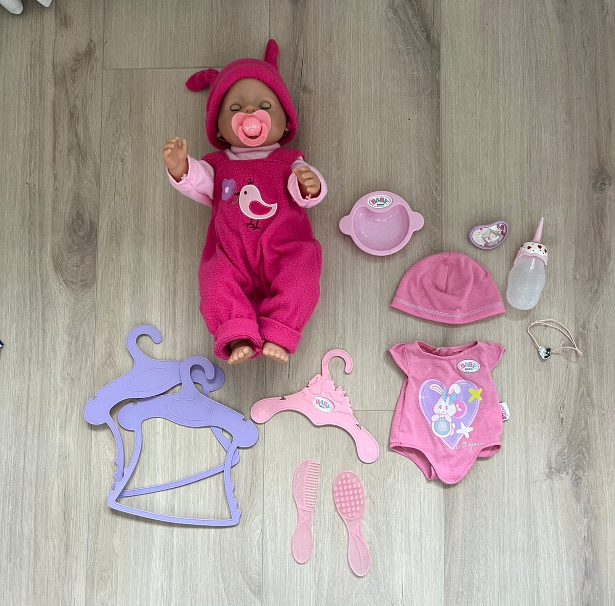 Originele baby born pop inclusief accessoires, Ophalen of Verzenden, Gebruikt, Babypop