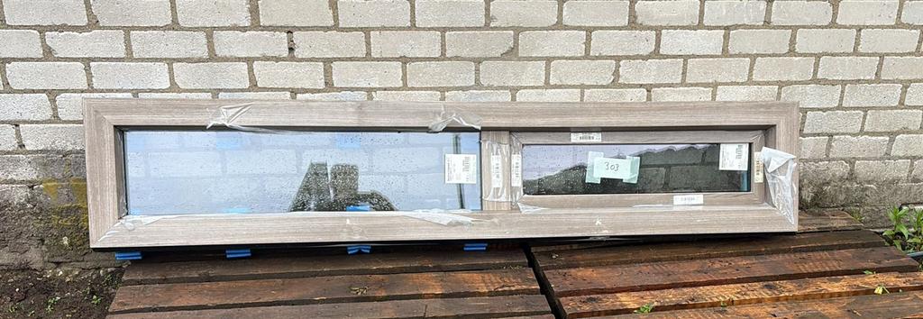 (303) Nieuw kunststof raamkozijn valraam incl glas, Ophalen, Kunststof, Deurkozijn, Nieuw