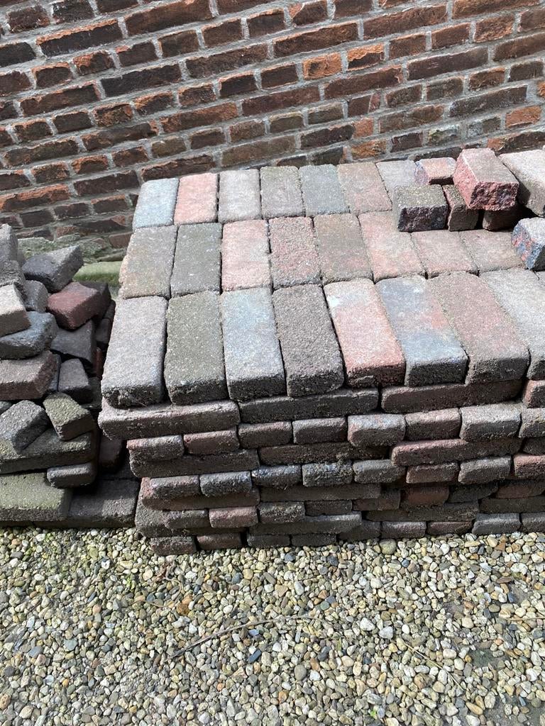 9m2 Klinkers Gratis ophalen, Tuin en Terras, Tegels en Klinkers, Ophalen, Zo goed als nieuw, Beton, Klinkers
