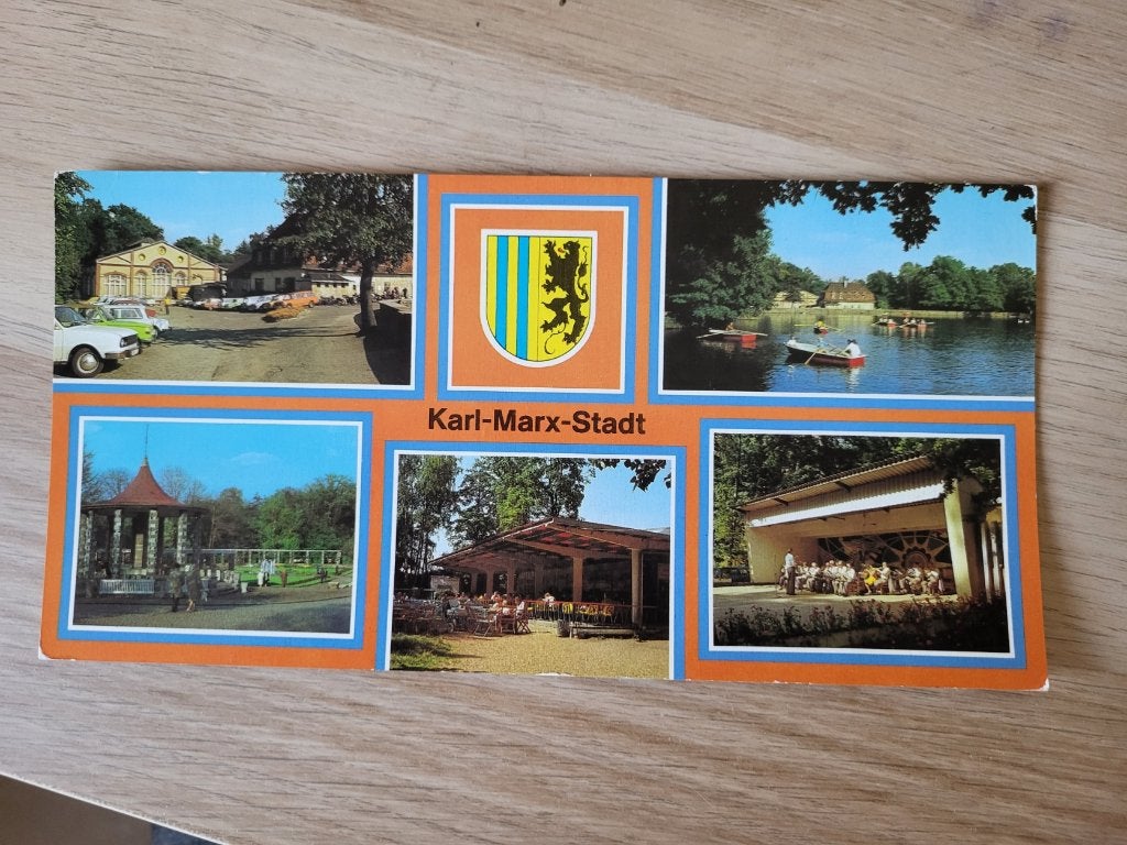 Briefkaart, gebruikt, van Karl-Marx-Stadt., Ophalen of Verzenden, 1960 tot 1980, Gelopen, Duitsland