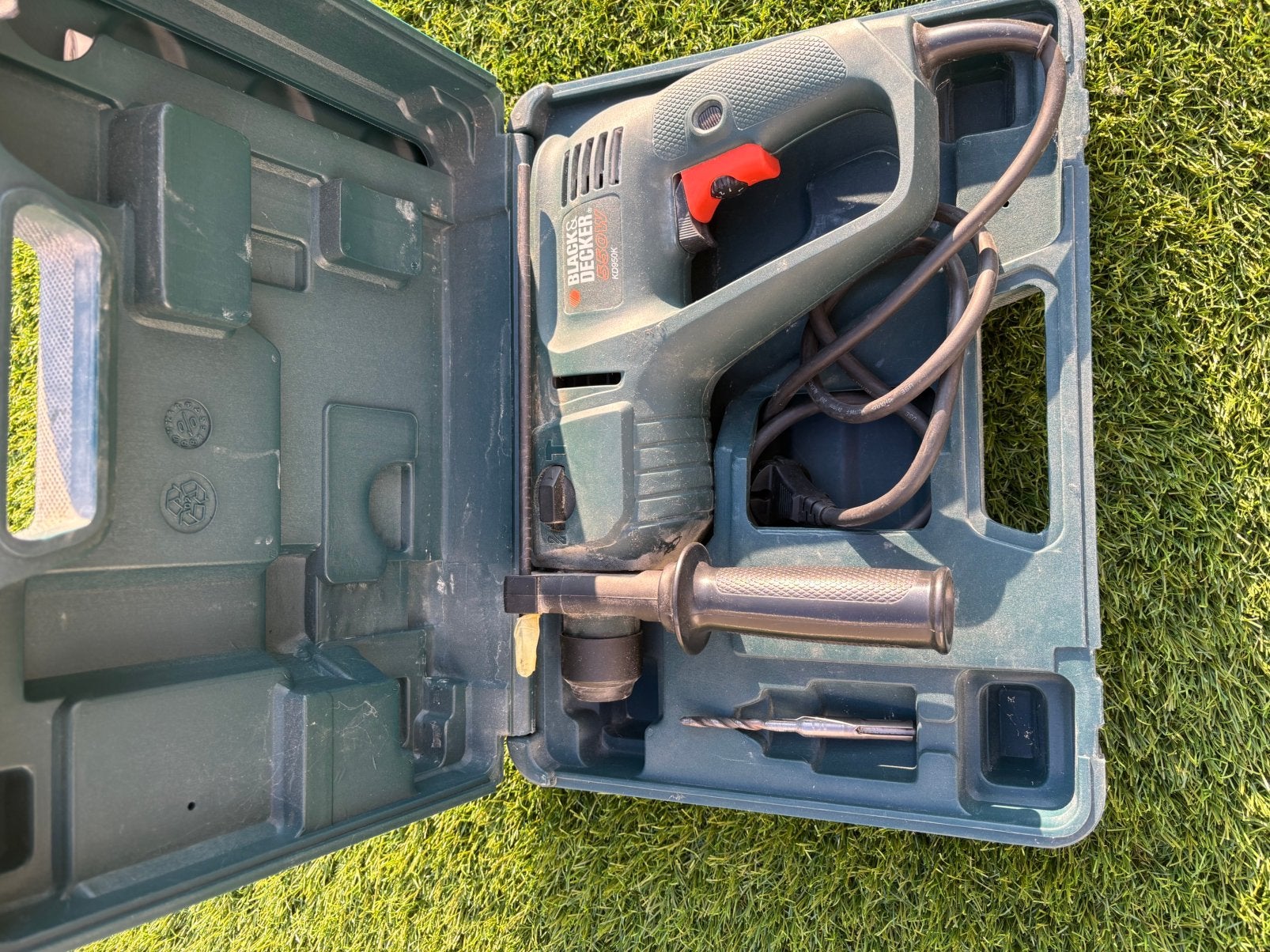 Zware Black&Decker klopboor machine, Ophalen, Gebruikt, Boormachine