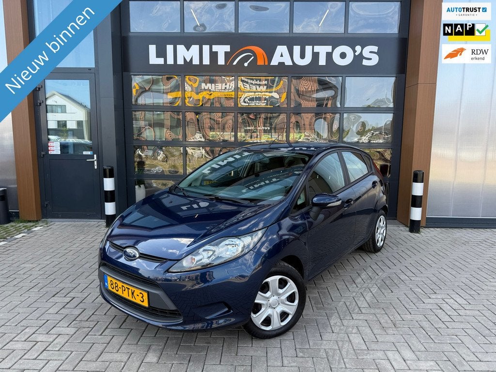 Ford Fiesta 1.25 Limited Airco/El.ramen/Trekhaak/5drs/Nap/Ap, Auto's, Voorwielaandrijving, Euro 5, Stof, 1242 cc