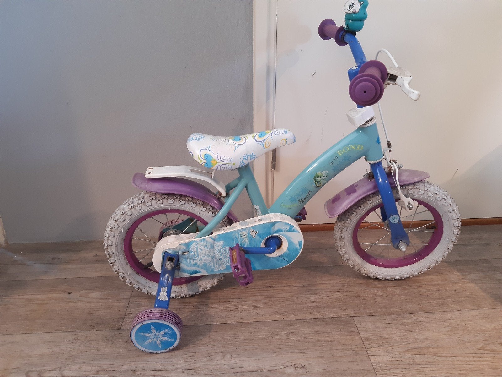 12.5 inch kinder fietsje FROZEN., 59 cm of meer, Ophalen of Verzenden