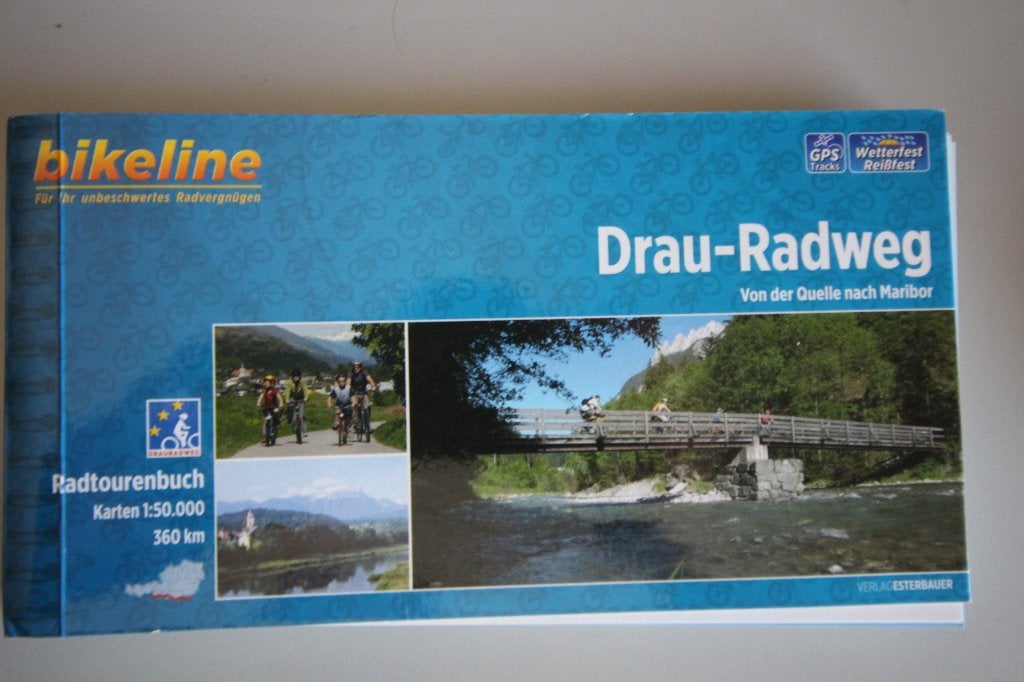Bikeline fietsgids Drau Radweg van de bron naar Maribor, Overige merken, Fiets- of Wandelgids, Europa, Ophalen of Verzenden