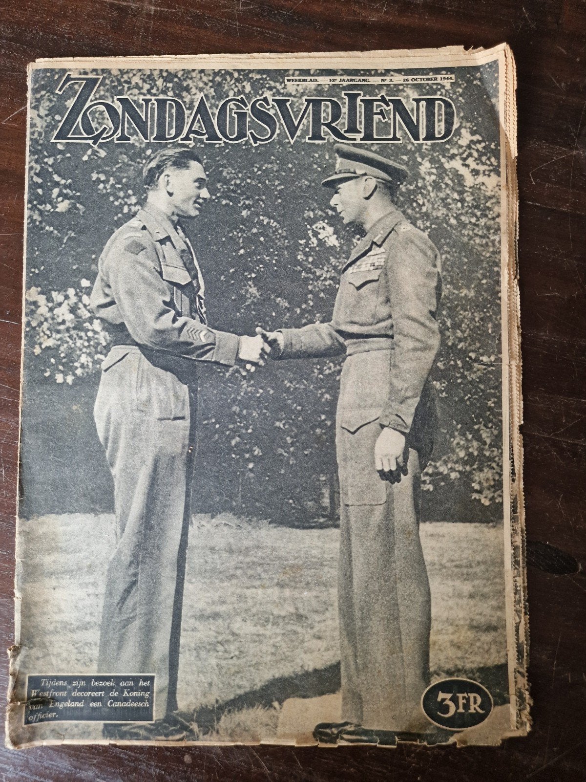 Zondagsvriend - Oude Belgische weekbladen (1944-1945), Boeken, Tijdschriften en Kranten, Gelezen, Overige typen, Ophalen of Verzenden