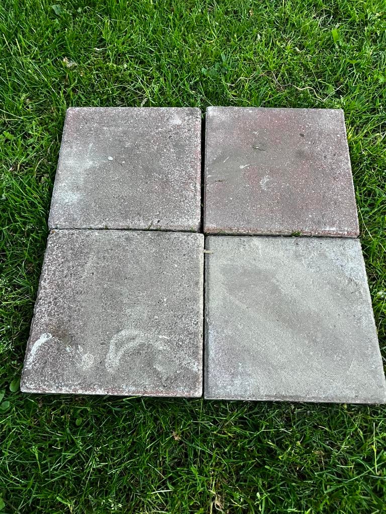 Betontegels 30x30x6 12 m2, Ophalen, Overige materialen, Gebruikt, 10 m² of meer