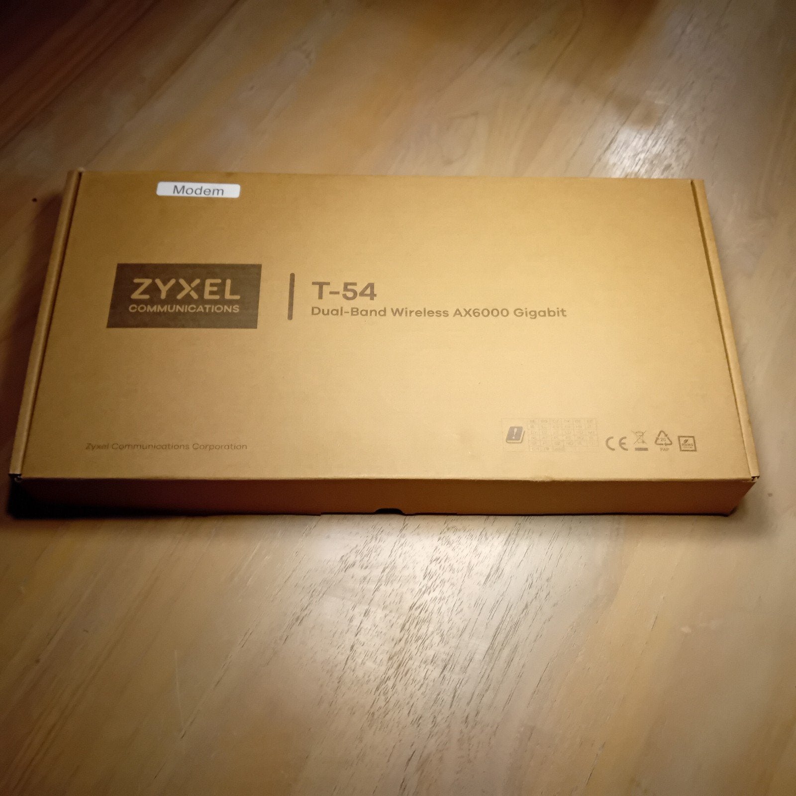 Nieuw Zyxel T-54 Modem Router WiFi 6 AX6000 Gigabit, Computers en Software, Routers en Modems, Ophalen of Verzenden, Nieuw