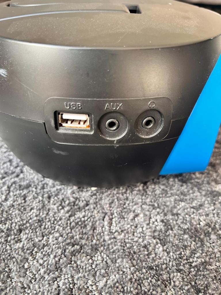 Lenco radio blauw, Ophalen of Verzenden, Gebruikt, Radio, Met cd-speler