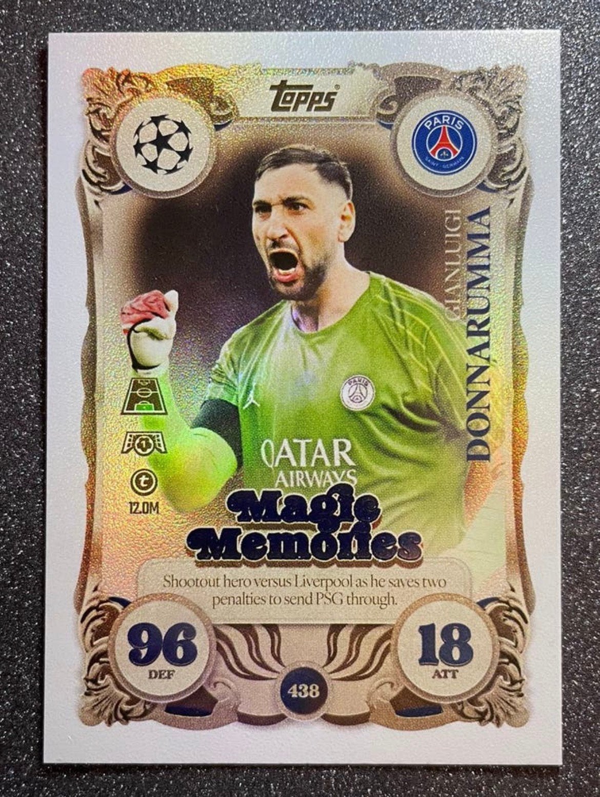 Topps MA 25/26    MAGIC MEMORIES    DONNARUMMA   PSG, Verzenden, Zo goed als nieuw, Plaatje