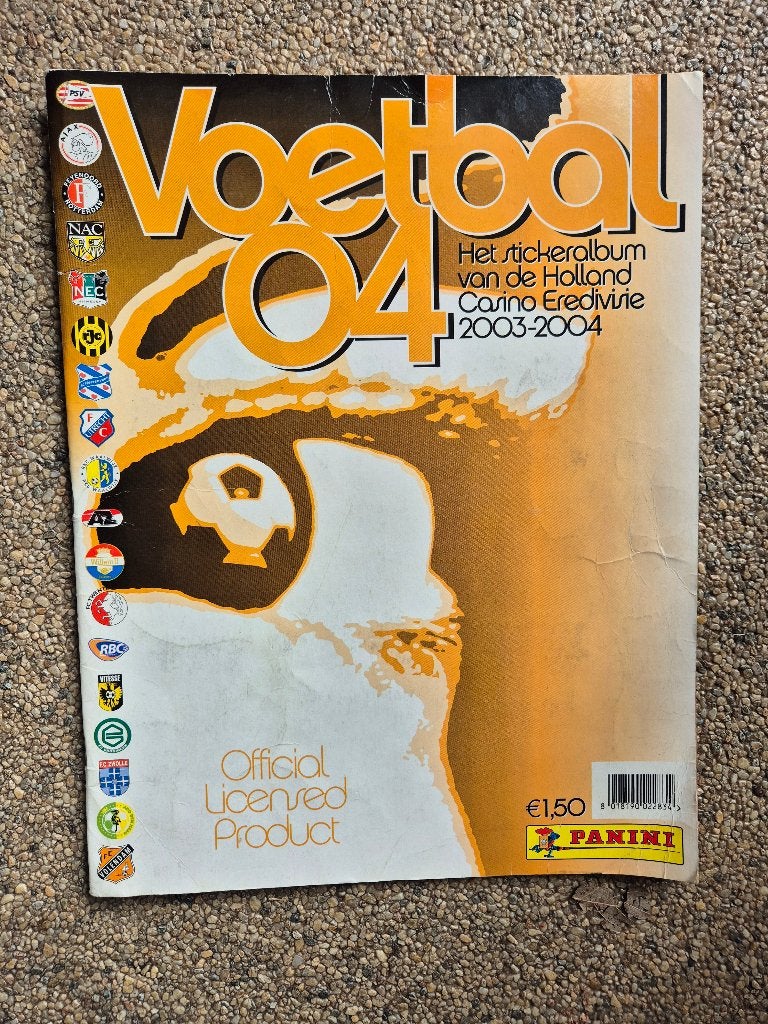 PANINI casino eredivisie 2003-2004, Verzamelen, Ophalen of Verzenden, Gebruikt, Overige binnenlandse clubs, Poster, Plaatje of Sticker