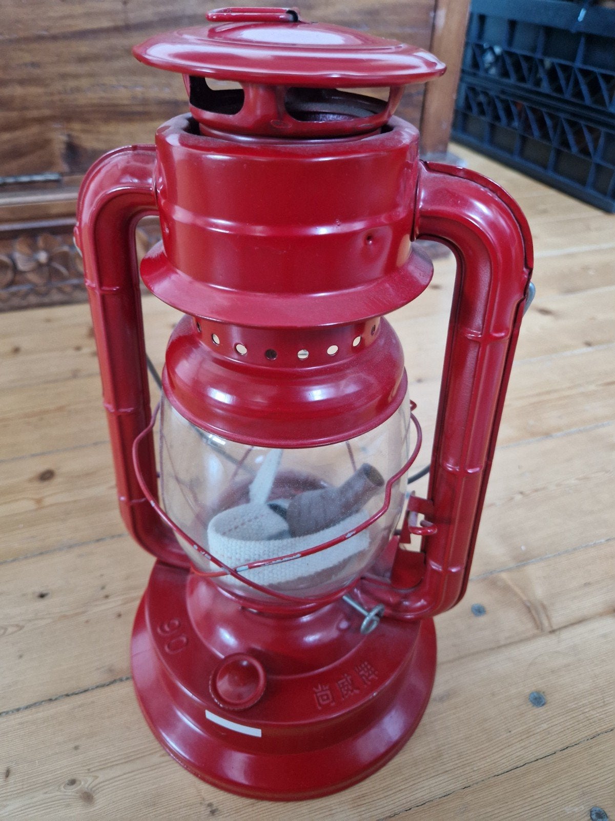 Vintage Rode Sun Way Petroleumlamp - Decoratieve Olielamp, Ophalen