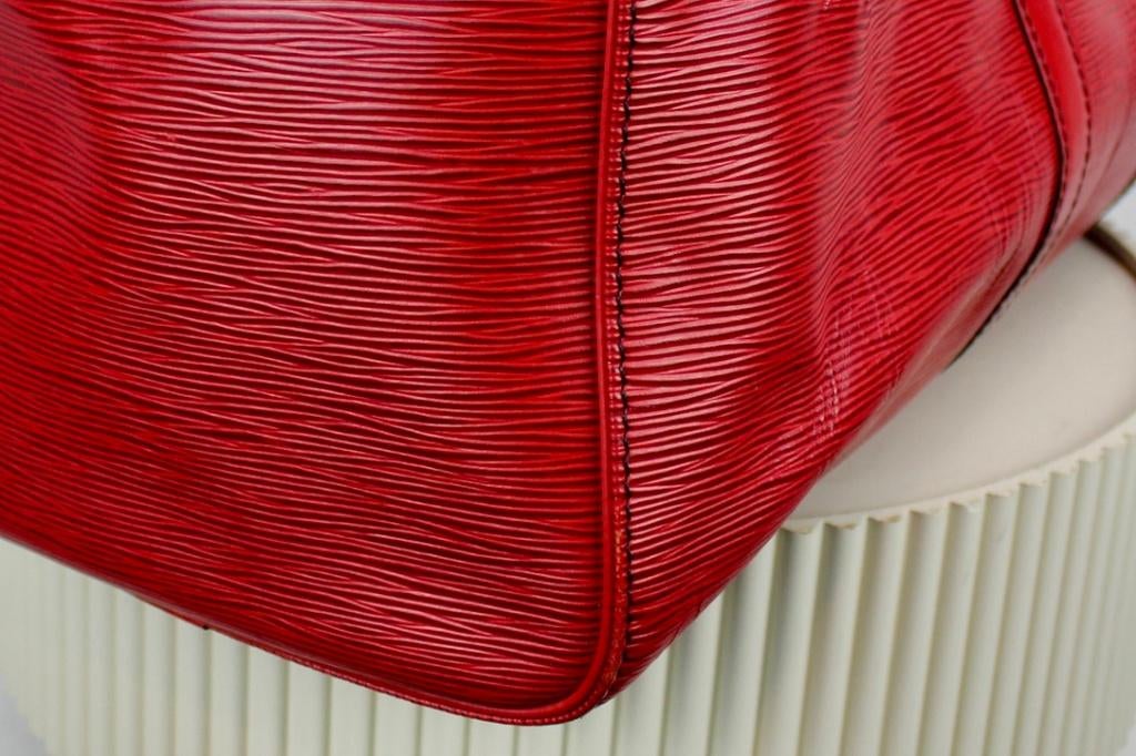 Louis Vuitton Keepall 50 Castillian red - 992, 40 tot 60 cm, 30 cm of meer, Gebruikt, Minder dan 35 cm