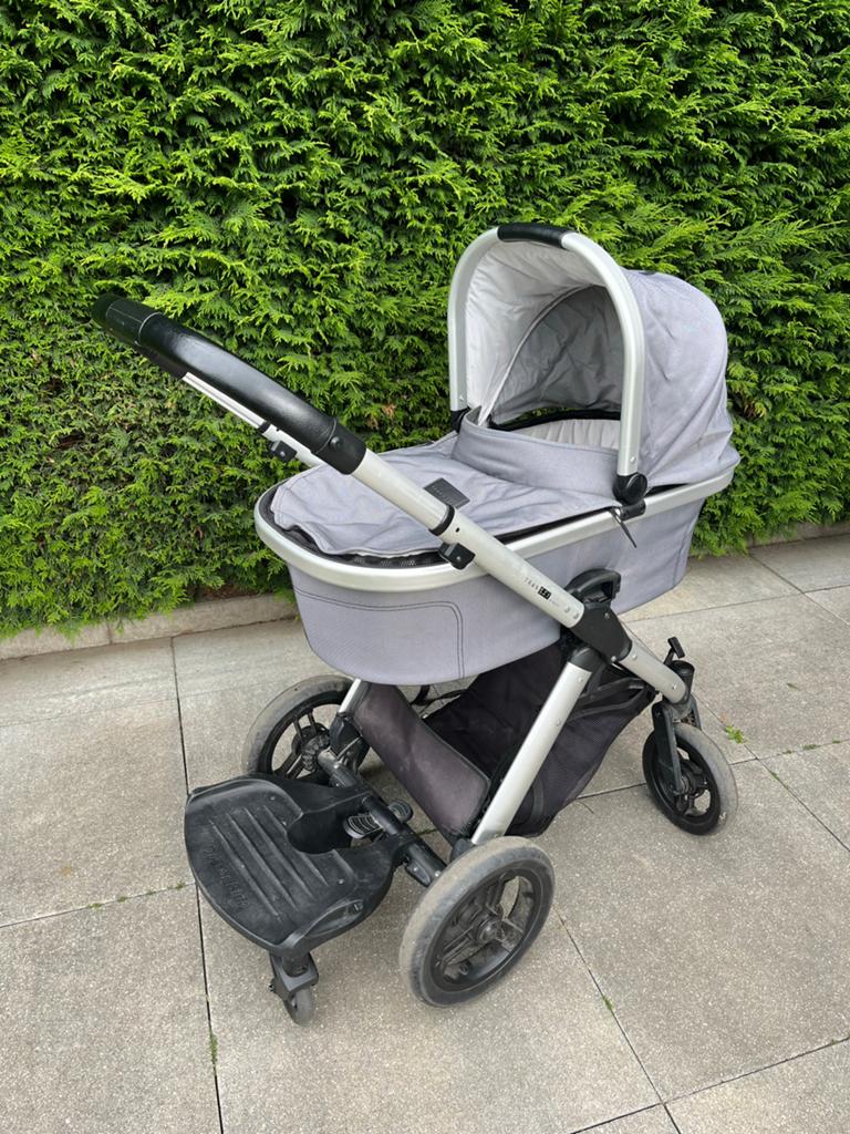 Mutsy Transit Kinderwagen - Compleet met extra's, Kinderen en Baby's, Kinderwagens en Combinaties, Gebruikt, Mutsy, Verstelbare duwstang