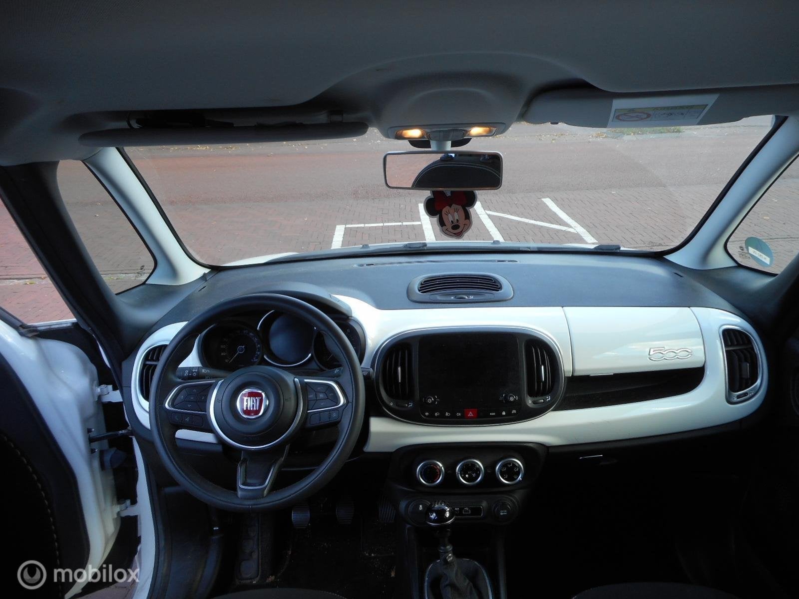 Fiat 500 L TwinAir Turbo 105 CityCross 7"-SCHERM MET CARPLAY, Auto's, Fiat, Gebruikt, Euro 6, Wit, 1245 kg