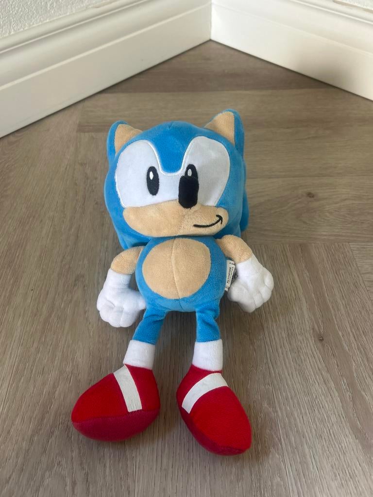 Sonic the Hedgehog Knuffel - Zo goed als nieuw, Overige merken, Overige karakters, Overige typen, Blauw
