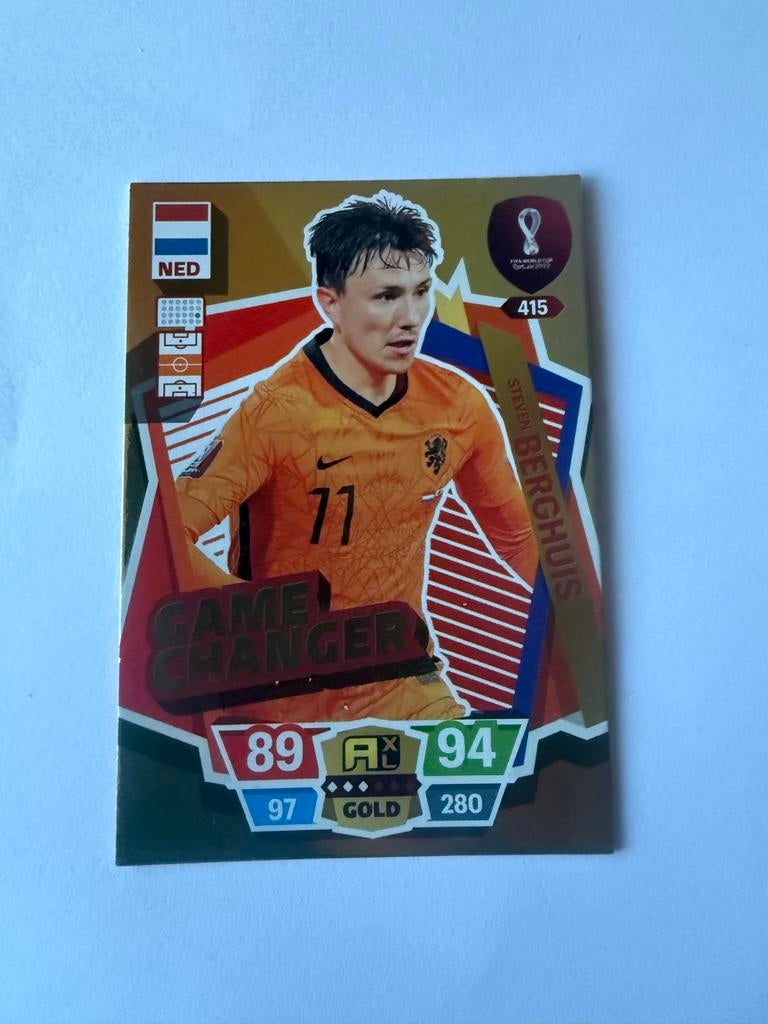 Steven Berghuis Game Changer FIFA World Cup 2022 kaart, Verzamelen, Ophalen of Verzenden, Zo goed als nieuw, Overige binnenlandse clubs