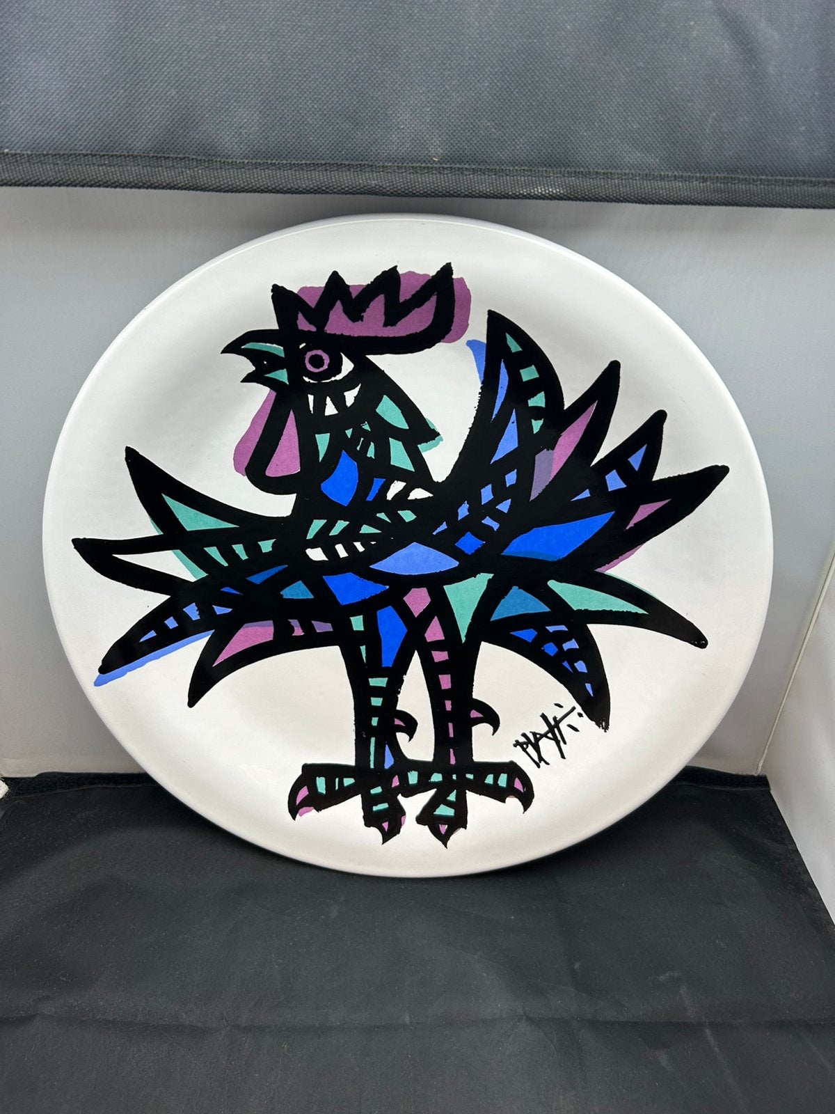 Gelimiteerd design wandbord Celestino Piatti Karlsruhe 1982, Antiek en Kunst, Ophalen