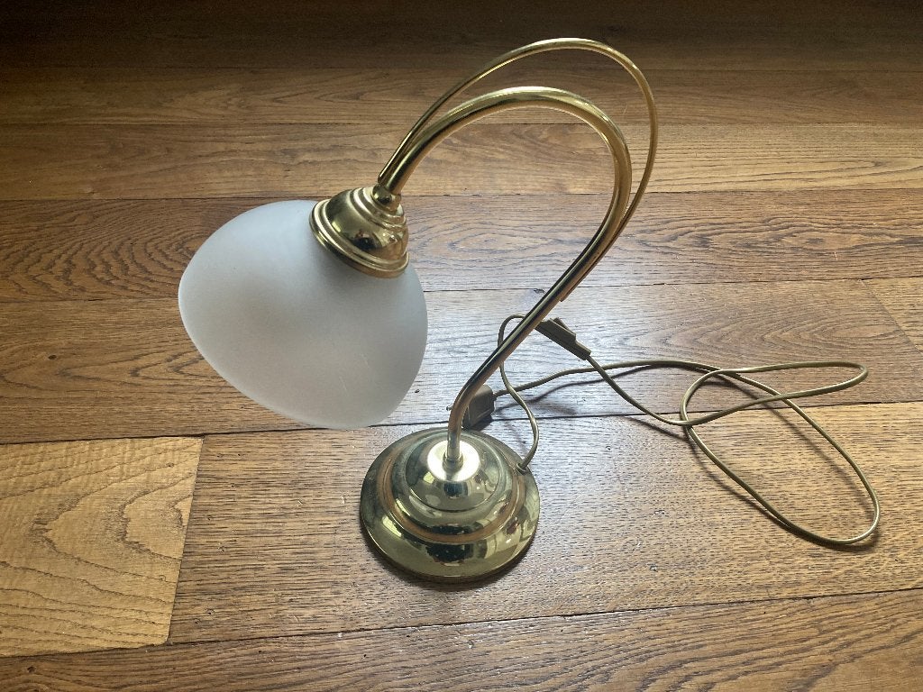 Tafellamp, Ophalen, Zo goed als nieuw, Glas, Minder dan 50 cm