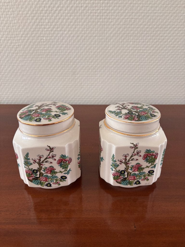 Vintage theebus porselein Sadler England Douwe Egberts, set., Ophalen of Verzenden