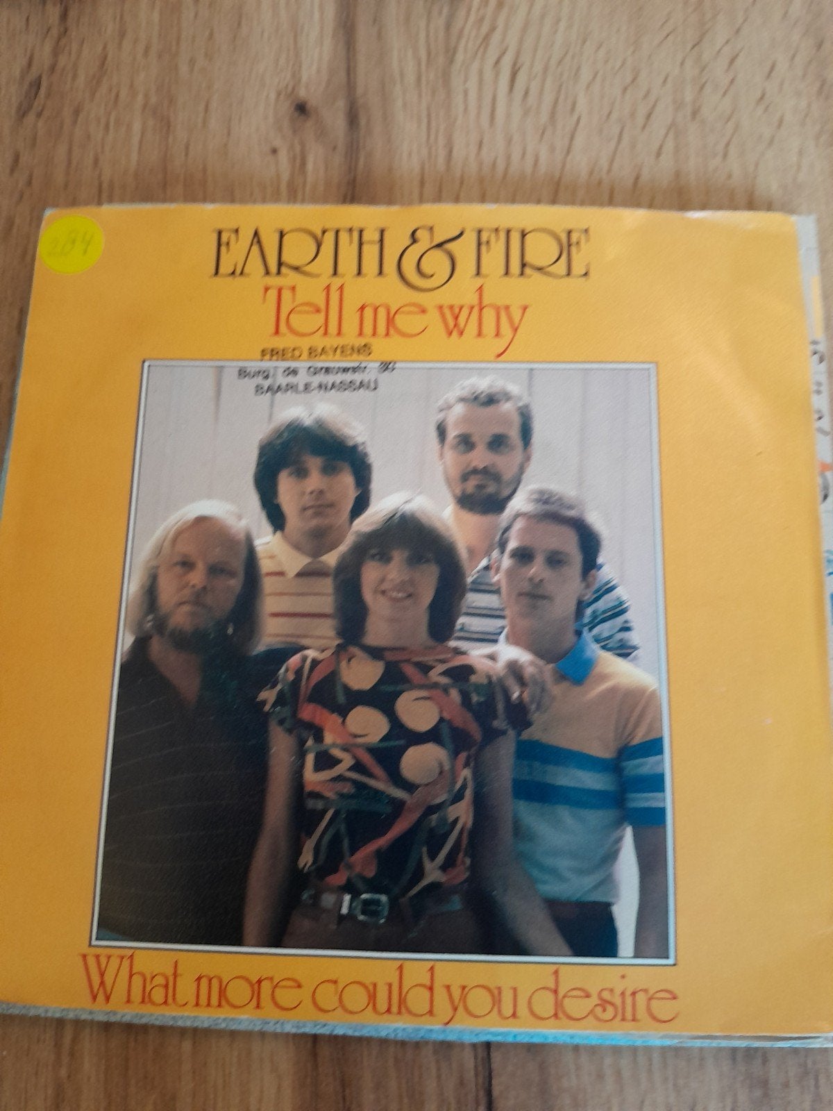 earth and fire 7inch tell me why, Cd's en Dvd's, Vinyl Singles, Ophalen of Verzenden, Zo goed als nieuw, Pop