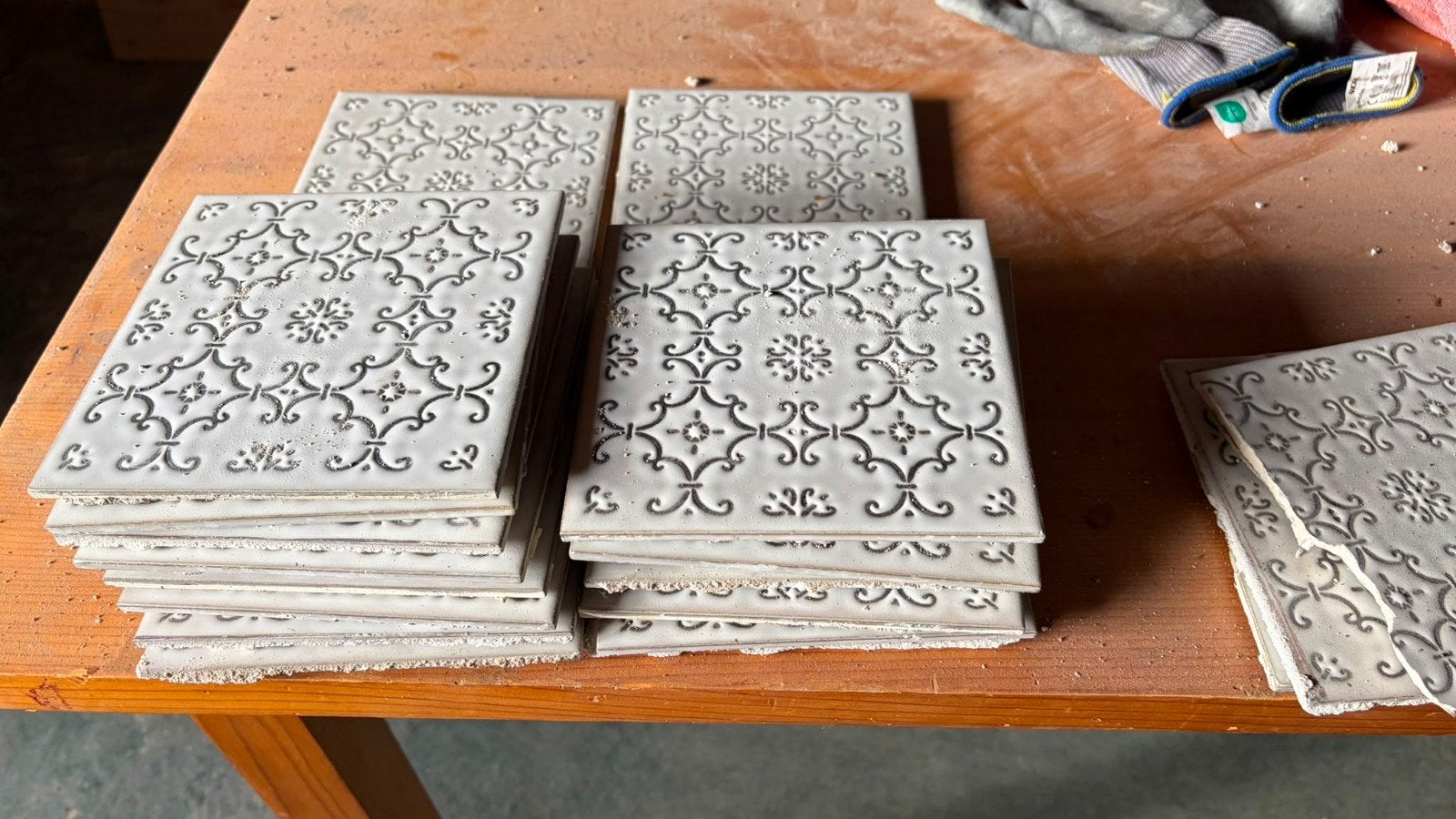 17 vintage tegeltjes, Ophalen, Minder dan 20 cm, Minder dan 20 cm, Minder dan 5 m²