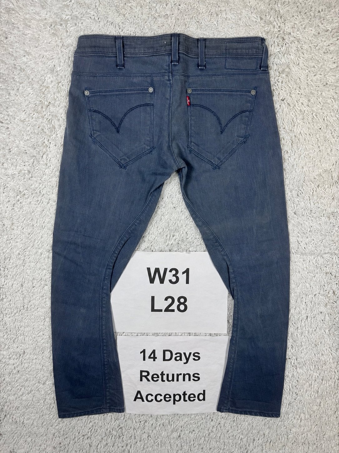 Levi's Vrouwen Y2K Engineered Jeans Twisted Leg W31 L28 2927, G, Blauw, Ophalen of Verzenden, H