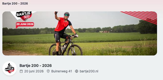 Bartje 200 2026 wedstrijd ticket, Eén persoon