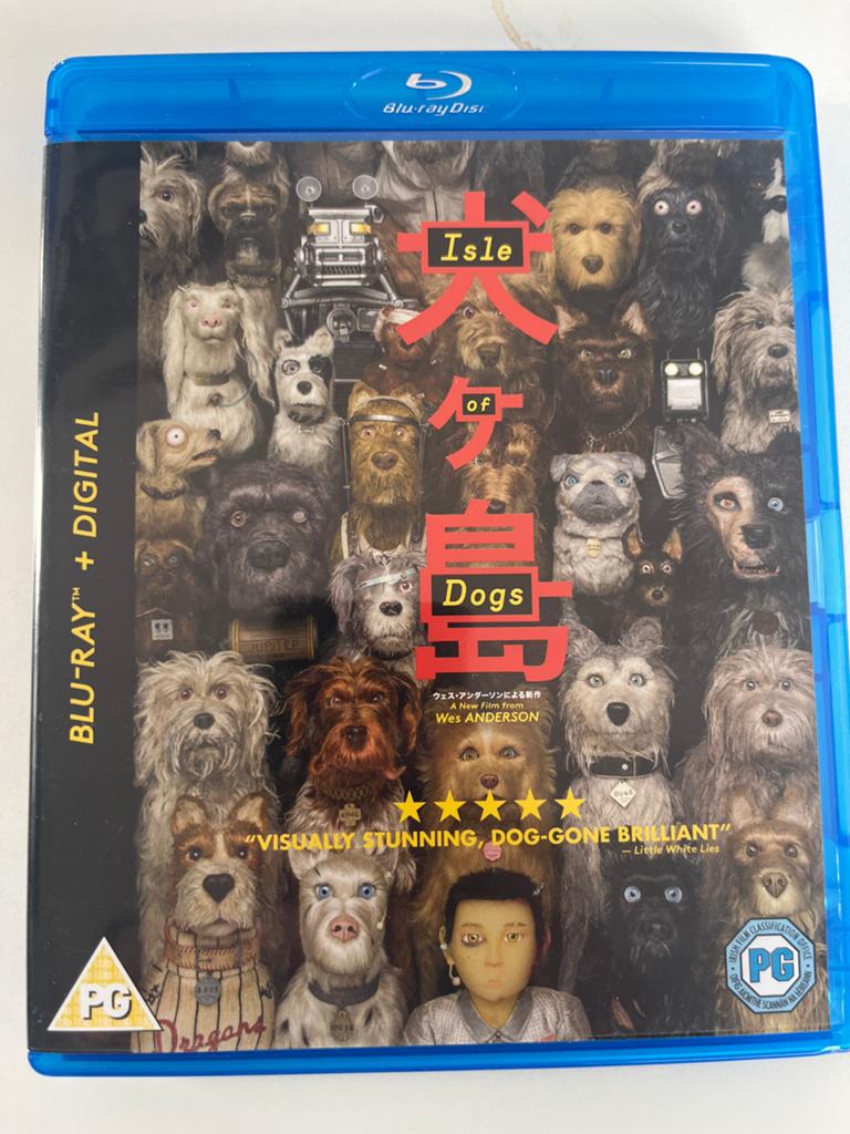 Isle of Dogs Blu-ray + Digital - Wes Anderson, Cd's en Dvd's, Blu-ray, Ophalen of Verzenden, Zo goed als nieuw, Tekenfilms en Animatie