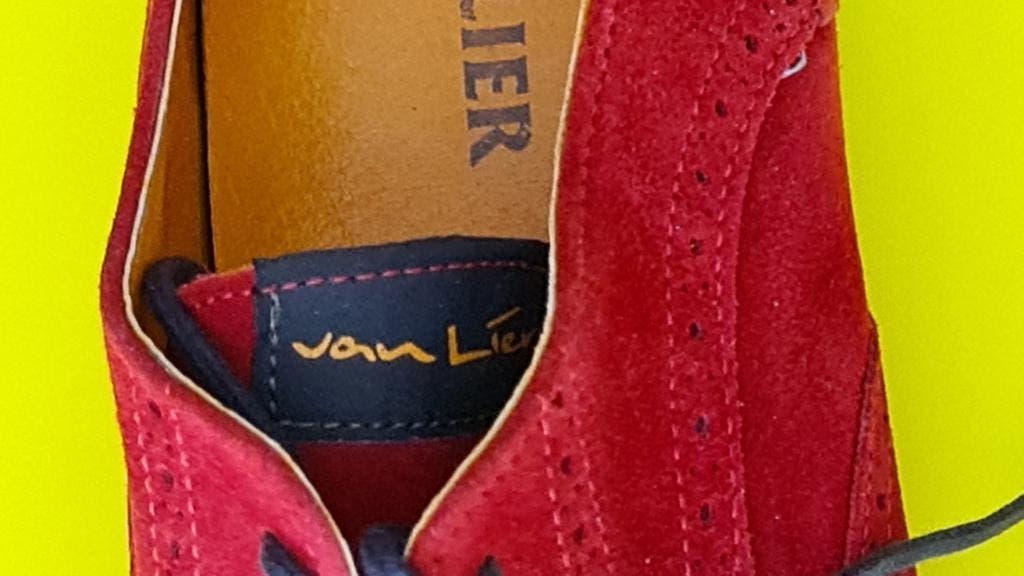 Nieuw Van Lier schoenen met rode kleur maat 44, Overige kleuren, Verzenden, Van Lier, Nieuw