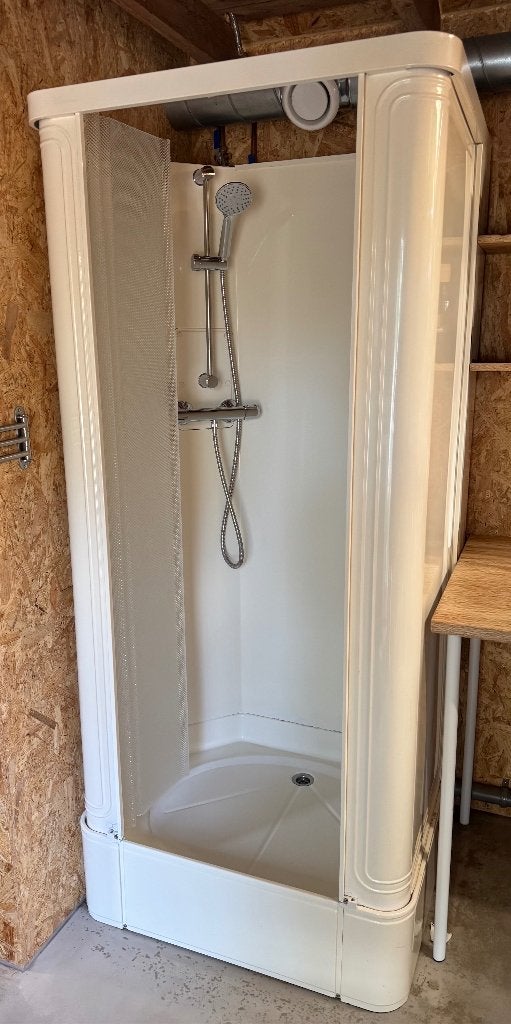 Vrijstaande douche met 80L boiler - Intersan Thermotub, Ophalen, Gebruikt, Douche